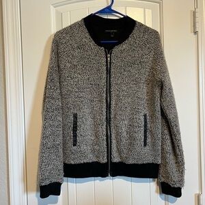 Banana Republic Gray Zip Jacket